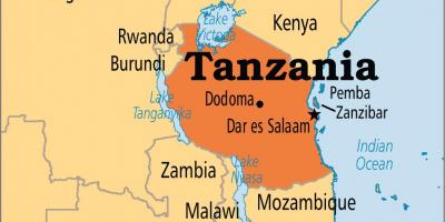 नक्शे के डार es सलाम तंजानिया